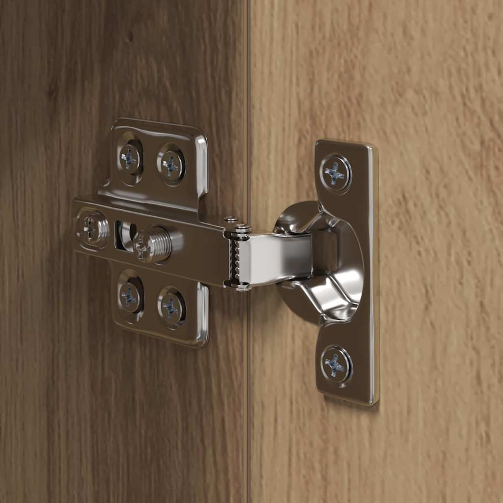 Set mobile TV 7 pz Rovere artigianale Legno ingegnerizzato | homemem39
