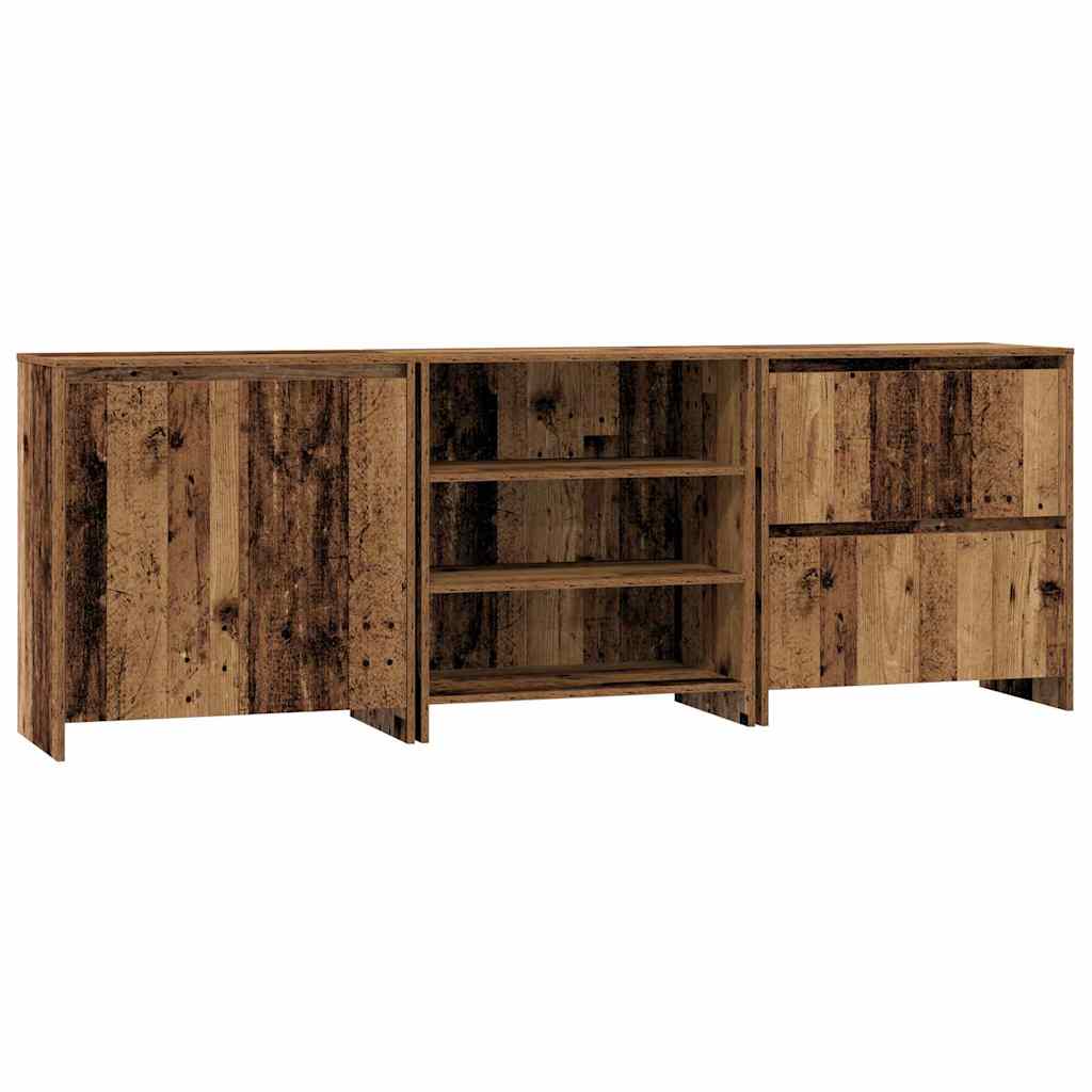 Sideboards 3 pcs Legno vecchio 70 x 41 x 75 cm - homemem39