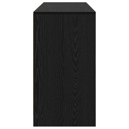 Credenza 3 pcs Rovere Nero 70 x 41 x 75 cm Legno multistrato