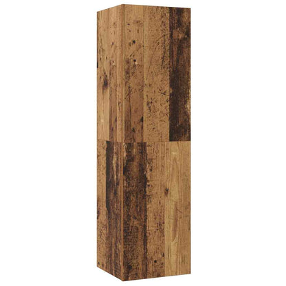 Mobile TV da Parete 4 pcs Legno vecchio Legno multistrato