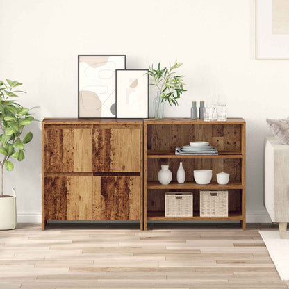 Credenza 2 pcs Legno vecchio 70 x 41 x 75 cm Legno multistrato | homemem39