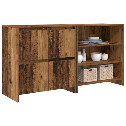 Credenza 2 pcs Legno vecchio 70 x 41 x 75 cm Legno multistrato | homemem39