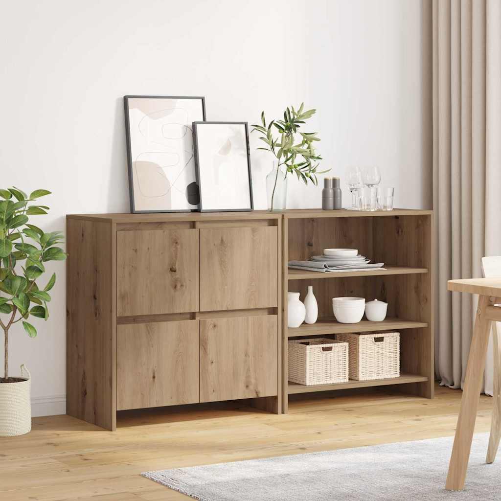 Sideboards 2 pcs rovere artigianale 70 x 41 x 75 cm - homemem39