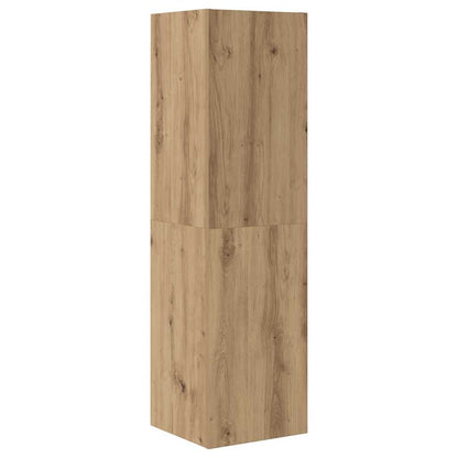 Set mobile TV 4 pcs Rovere artigianale Legno multistrato