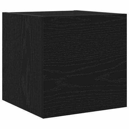Set mobile TV 5 pcs Rovere Nero Legno multistrato