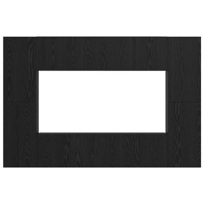 Set mobile TV Montaggio a parete Rovere Nero Legno multistrato