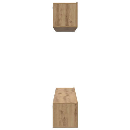 Set mobile TV 5 pcs Rovere artigianale Legno multistrato