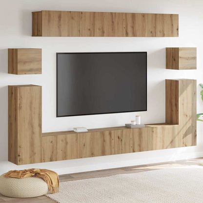 Unità TV 4 pcs Rovere artigianale Legno multistrato | homemem39