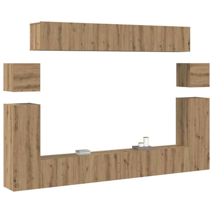 Unità TV 4 pcs Rovere artigianale Legno multistrato | homemem39