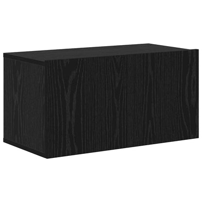 Set mobile TV 7 pcs Rovere Nero Legno multistrato | homemem39