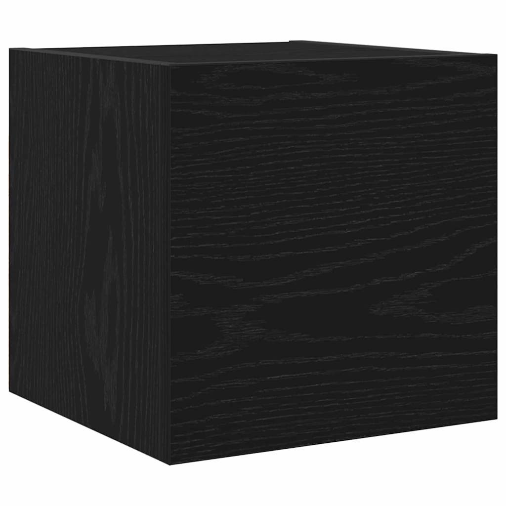 Set mobile TV 6 pcs Rovere Nero Legno multistrato | homemem39
