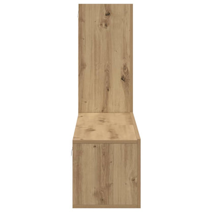 Set mobile TV 3 pcs Rovere artigianale Legno multistrato