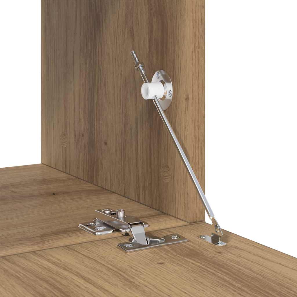 Set mobile TV 5 pz Rovere artigianale Legno ingegnerizzato | homemem39