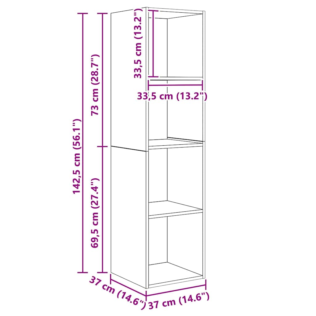 Set mobile TV 3 pcs Legno vecchio Legno multistrato