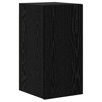 Set mobile TV 9 pcs Rovere Nero Legno multistrato | homemem39