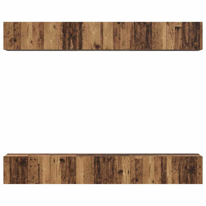 Set mobile TV 6 pcs Legno vecchio Legno multistrato