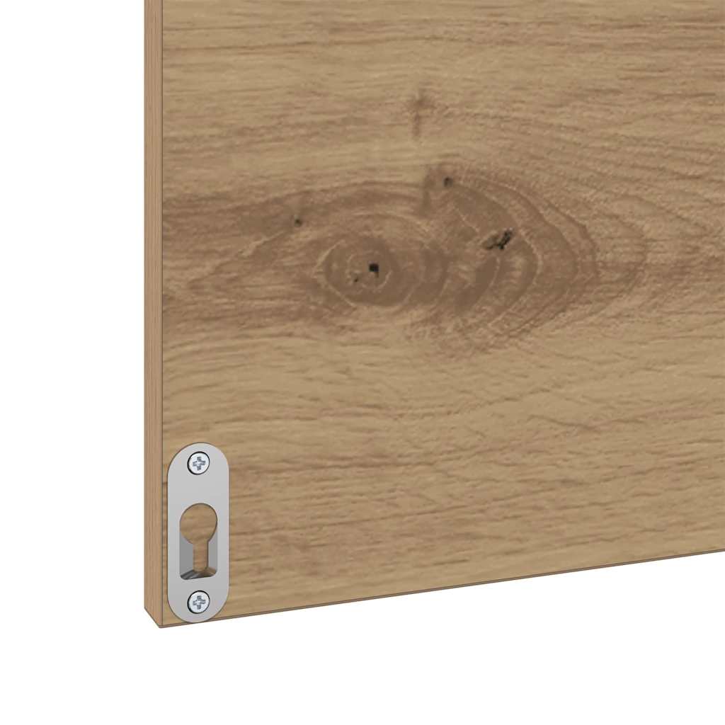 Set di mobili per il bagno 3 pz Rovere artigianale | homemem39