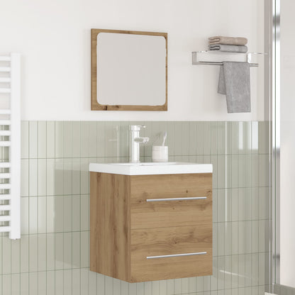 Set di mobili per il bagno 2 pcs Rovere artigianale