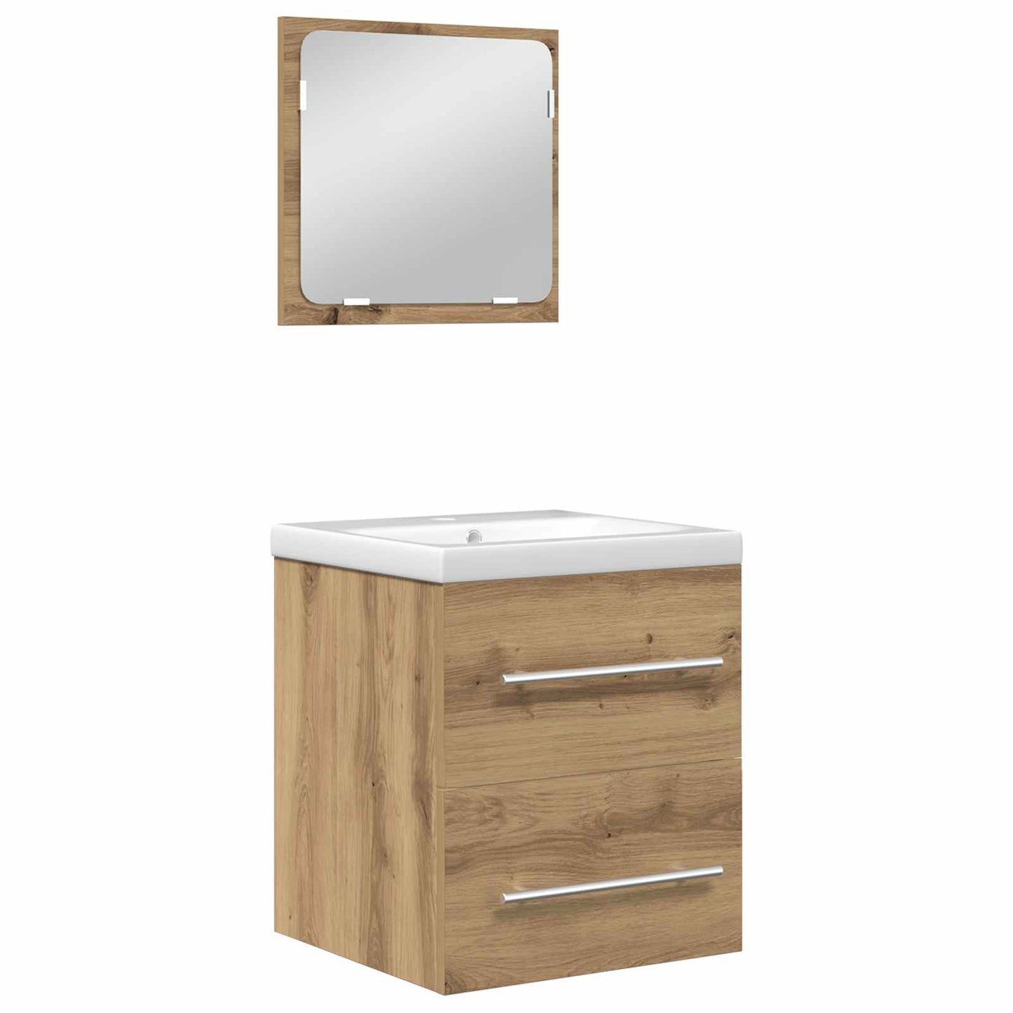 Set di mobili per il bagno 2 pcs Rovere artigianale | homemem39