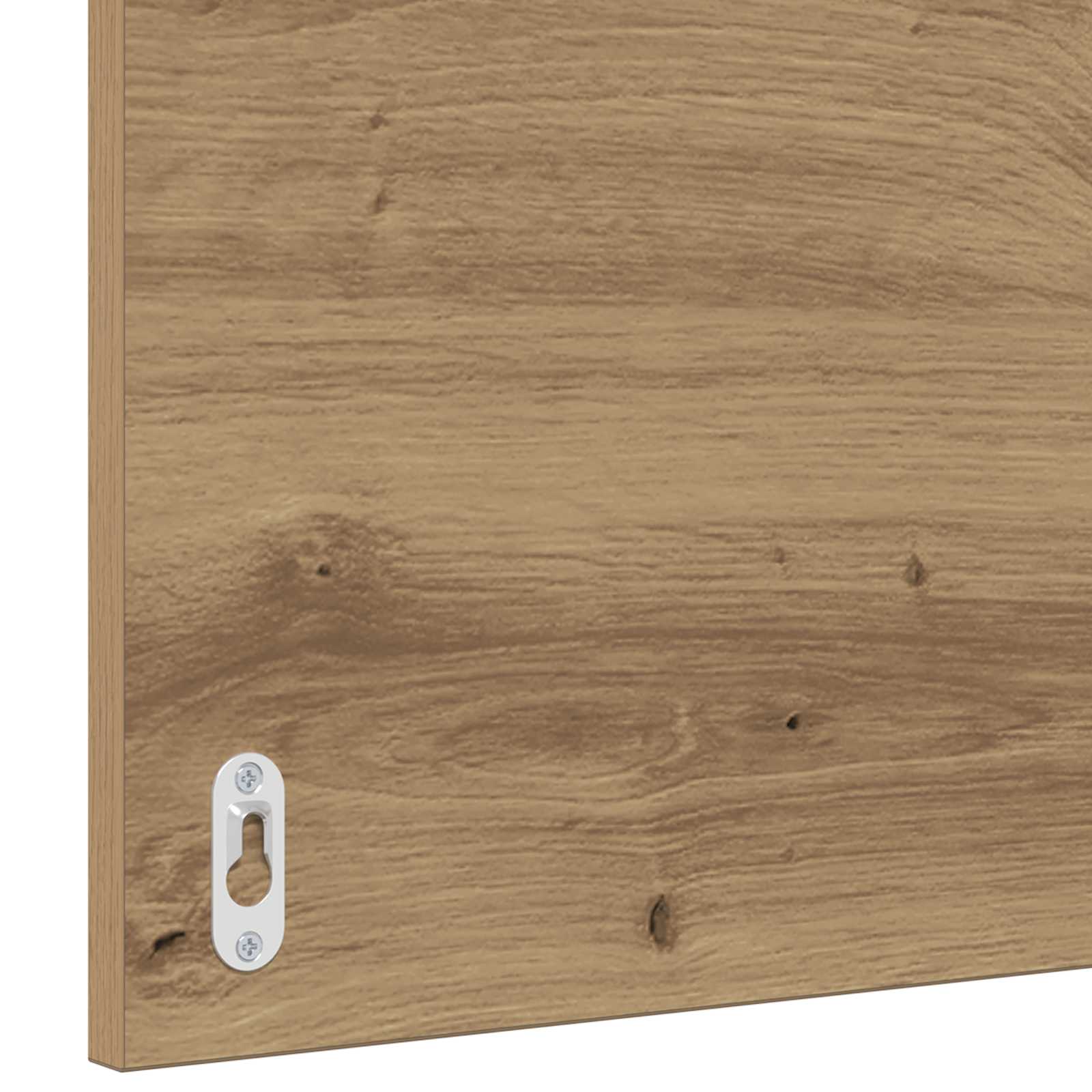 Set di mobili per il bagno 2 pcs Rovere Artigiano e Bianco | homemem39