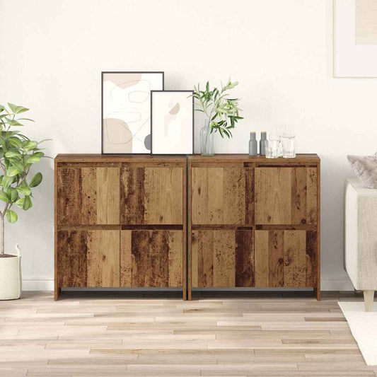 Sideboards 2 pcs Legno vecchio 70 x 41 x 75 cm - homemem39