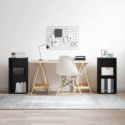 Set mobile TV 2 pcs Rovere Nero 37 x 35 x 72 cm