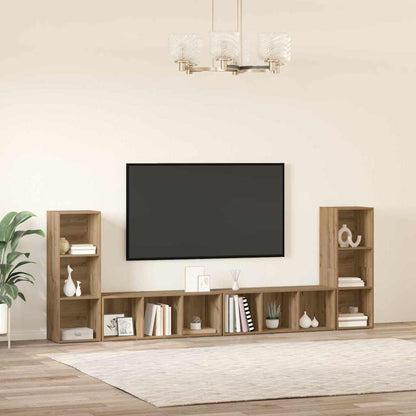 Set mobile TV 4 pcs Rovere artigianale 37 x 35 x 107,5 cm