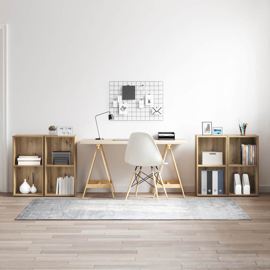 Set mobile TV 4 pcs Rovere artigianale 37 x 37 x 72 cm