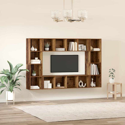 Set mobile TV 4 pcs Marrone 37 x 37 x 142,5 cm