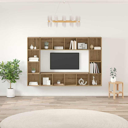 Set mobile TV 4 pcs Marrone 37 x 37 x 142,5 cm