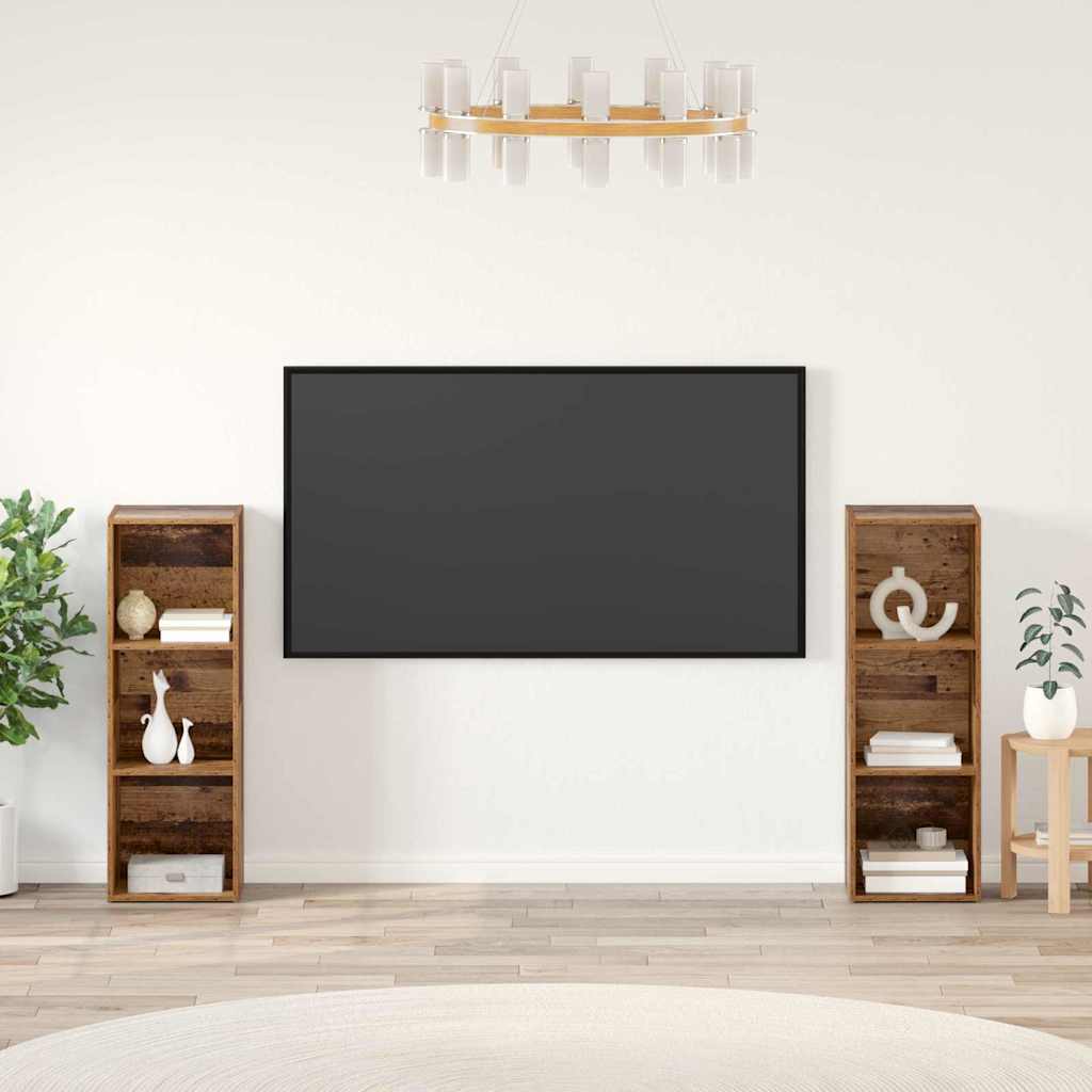 Set mobile TV 2 pcs Legno vecchio 107 x 35 x 37 cm