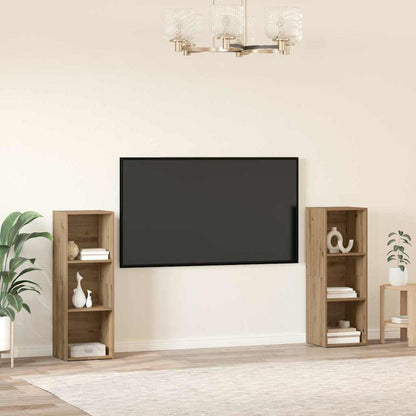 Set mobile TV 2 pcs Rovere artigianale 107 x 35 x 37 cm