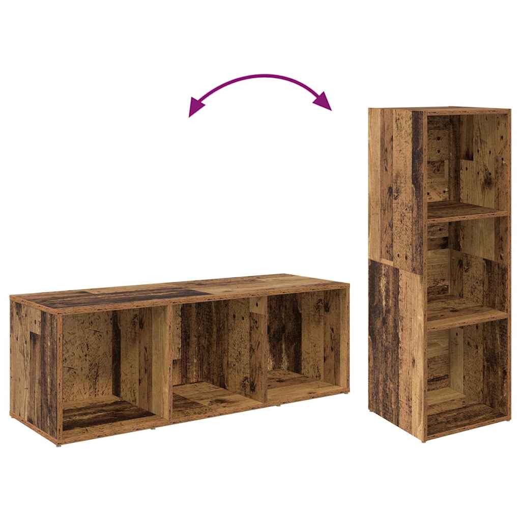 Set mobile TV 2 pcs Legno vecchio 37 x 35 x 107cm