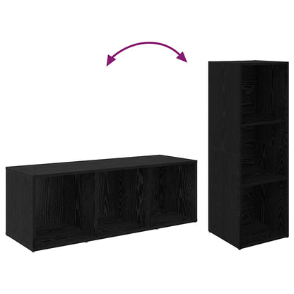 Set mobile TV 3 pcs Rovere Nero 37 x 35 x 107,5 cm