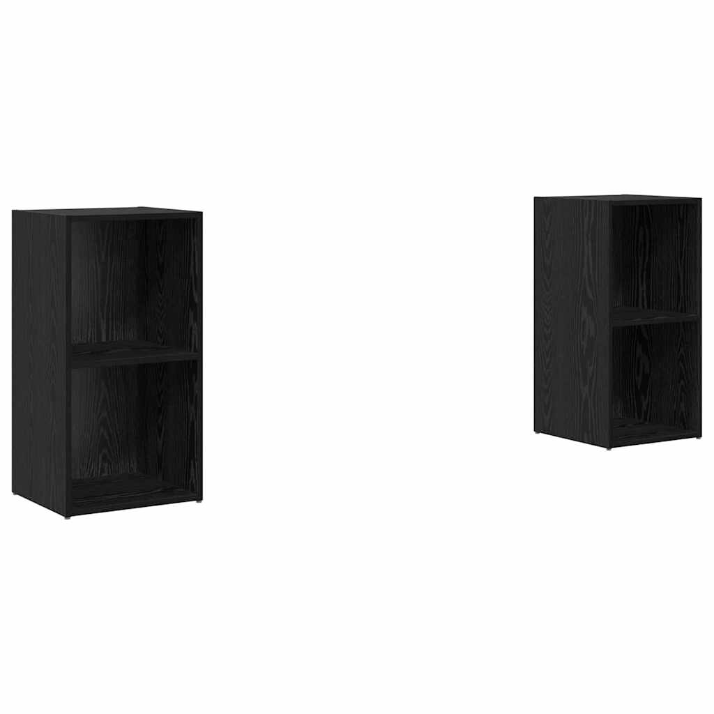 Set mobile TV 2 pcs Rovere Nero 72 x 35 x 36,5 cm