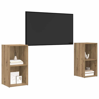 Set mobile TV 2 pcs Rovere artigianale 72 x 35 x 36,5 cm