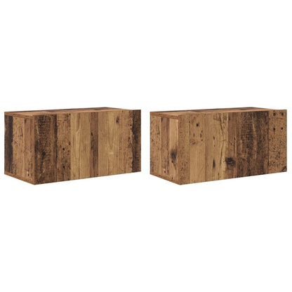 Set mobile TV 4 pcs Legno vecchio 60 x 30 x 30 cm
