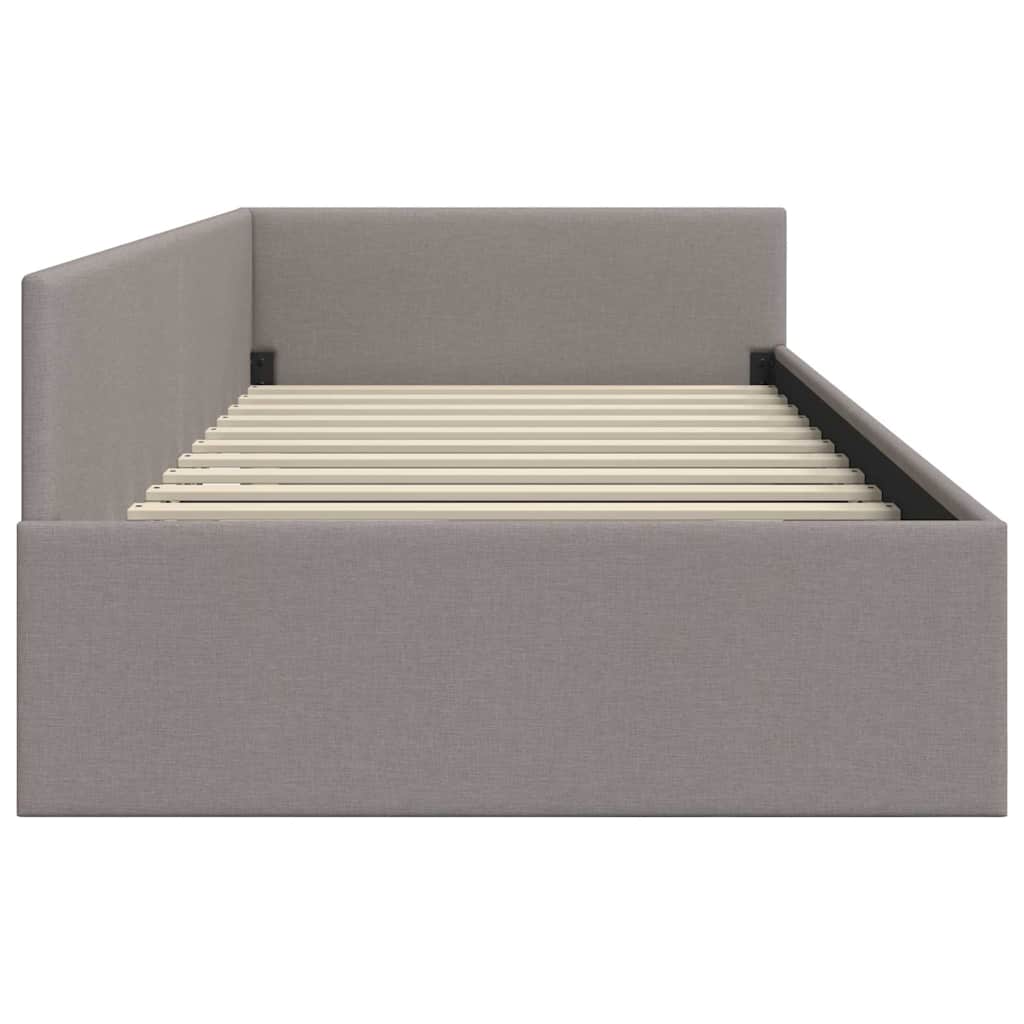 Cornice del letto ad angolo Talpa 80 cm x 200 cm Tessuto | homemem39