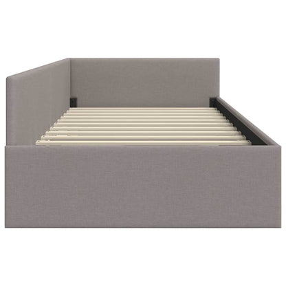 Cornice del letto ad angolo Talpa 90 cm x 190 cm Tessuto | homemem39