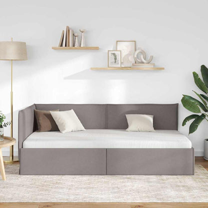 Cornice del letto ad angolo Talpa 90 x 190 cm Tessuto | homemem39