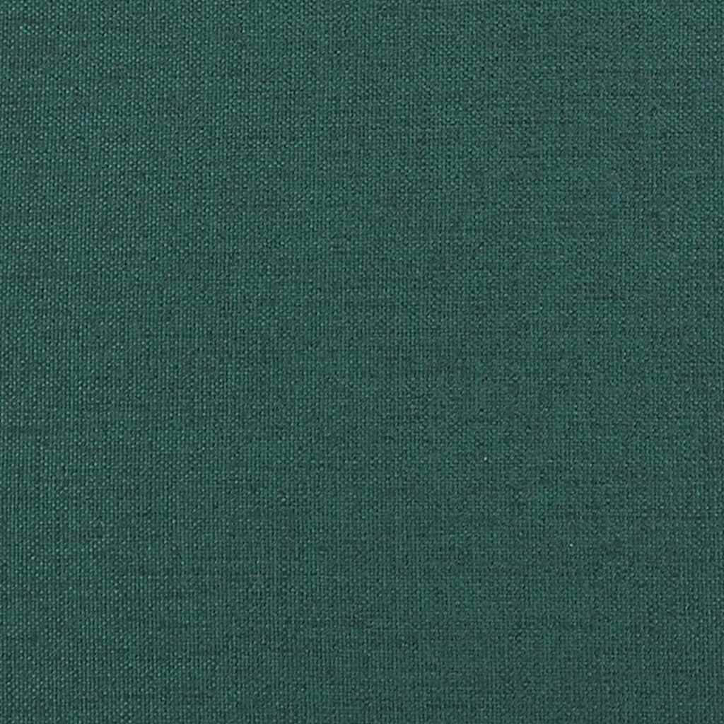 Cornice del letto ad angolo Verde Scuro 90 x 200 cm Tessuto | homemem39