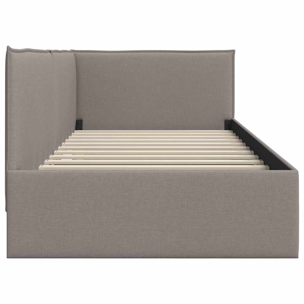 Cornice del letto ad angolo Talpa 90 x 200 cm Tessuto | homemem39