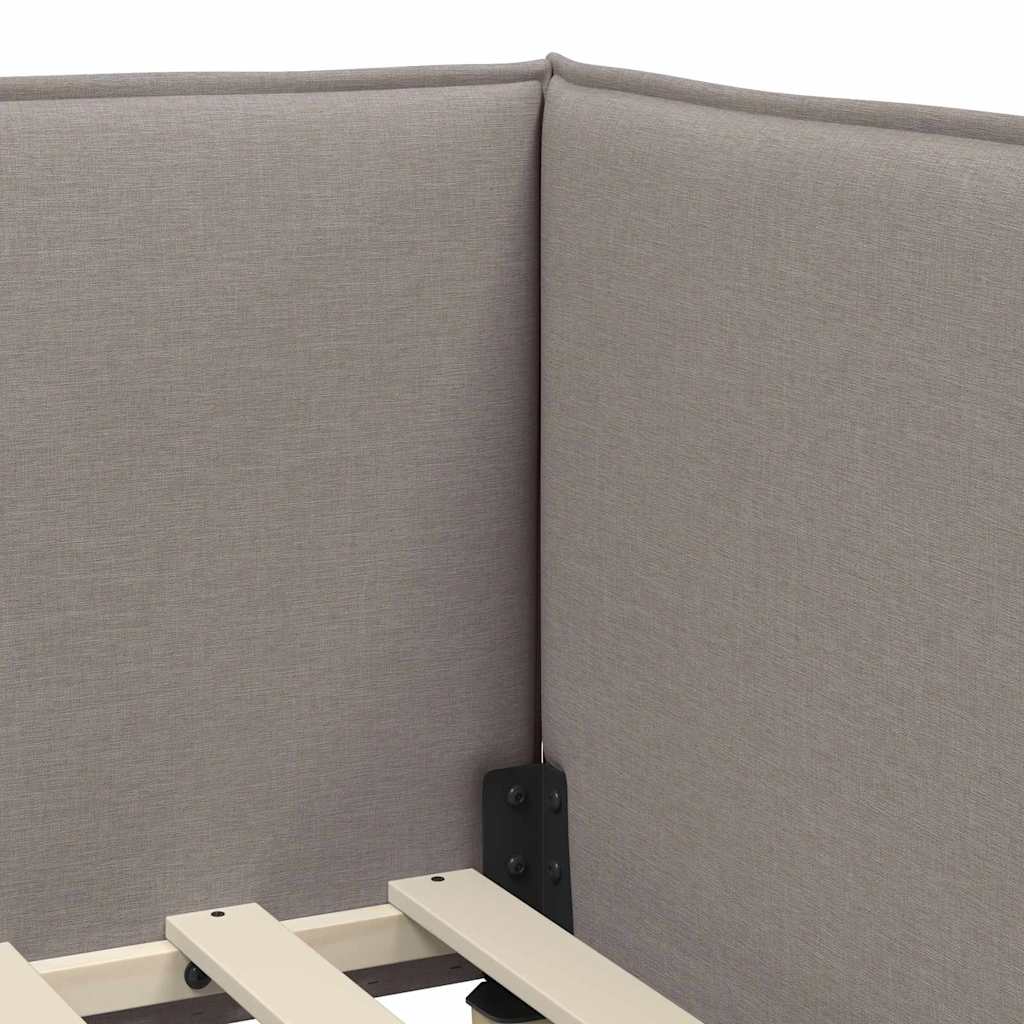 Cornice del letto ad angolo Talpa 100 x 200 cm Tessuto
