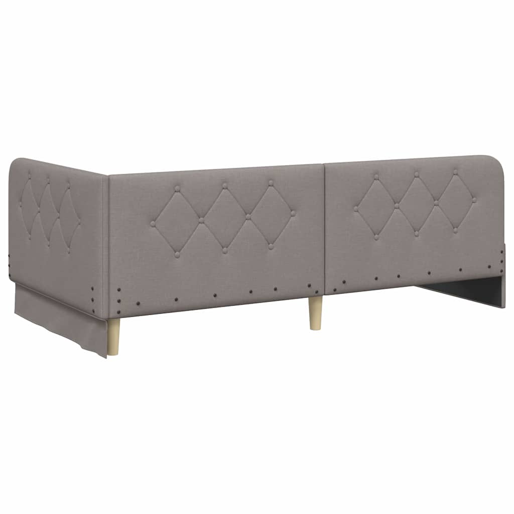 Cornice del letto ad angolo Talpa 100 x 200 cm Tessuto