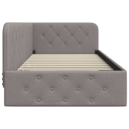 Cornice del letto ad angolo Talpa 100 x 200 cm Tessuto