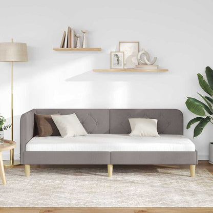 Cornice del letto ad angolo Talpa 80 x 200 cm Tessuto | homemem39