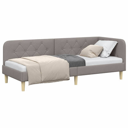 Cornice del letto ad angolo Talpa 80 x 200 cm Tessuto | homemem39