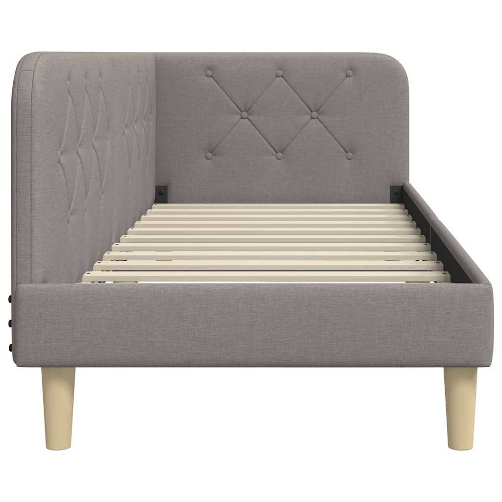 Cornice del letto ad angolo Talpa 80 x 200 cm Tessuto | homemem39