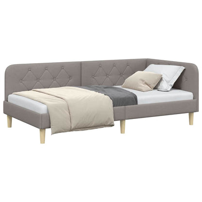 Cornice del letto ad angolo Talpa 90 x 190 cm Tessuto | homemem39