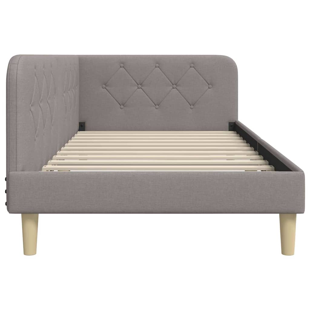 Cornice del letto ad angolo Talpa 90 x 190 cm Tessuto | homemem39